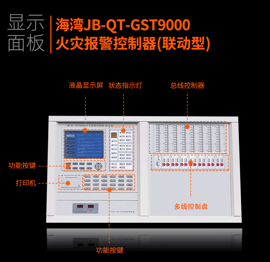 JB-QT-GST9000火災(zāi)報(bào)警控制器(聯(lián)動型)